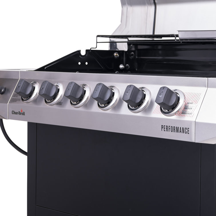 CharBroil Char Broil Performance Series Free Standing 6 Burner Gas